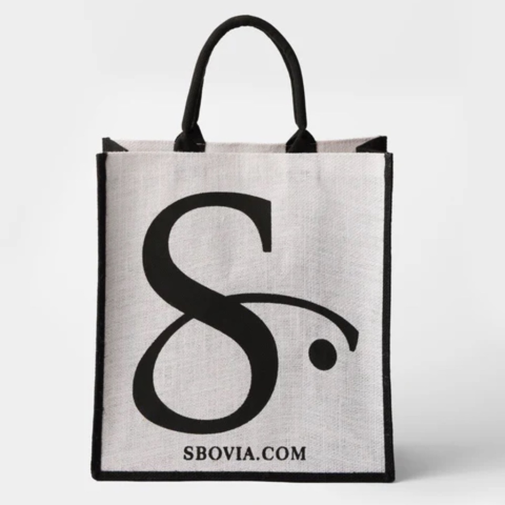 SBOVIA ECO-Friendly Jute Beach Bag